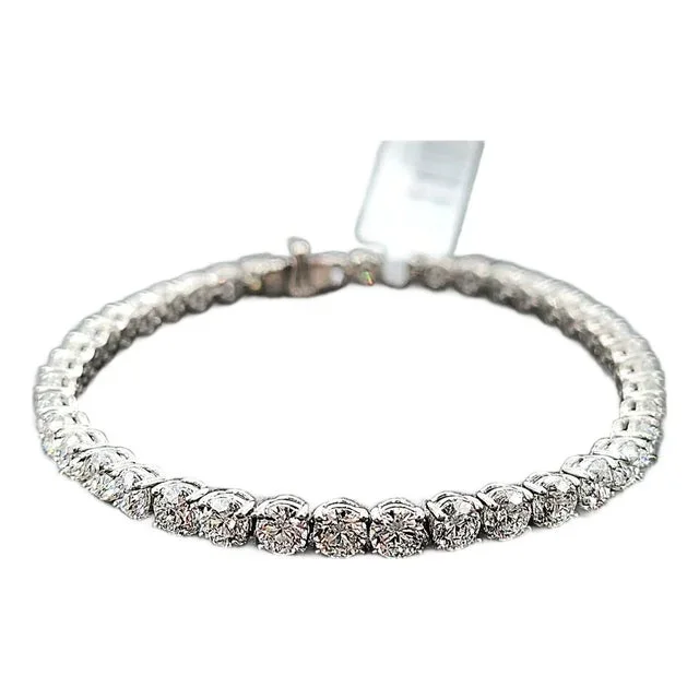 10.01 Ct Diamond Tennis Bracelet
