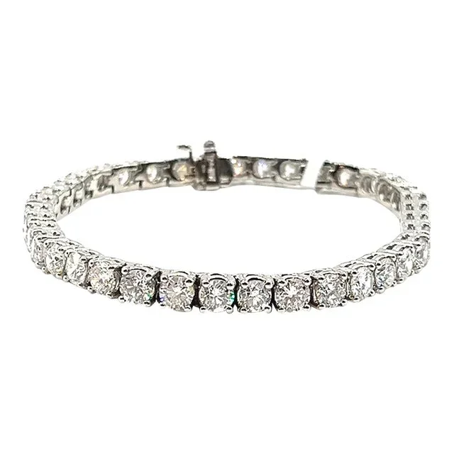 12.43 Ct Diamond Tennis Bracelet