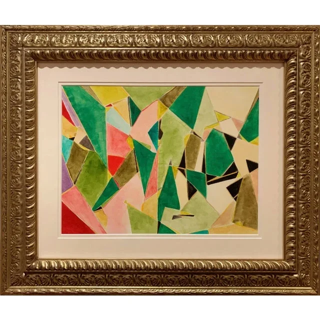 “N23” Contemporary Abstract Oil Painting by Ko Bhamra, Framed