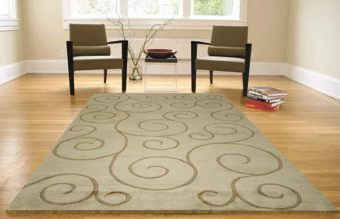 Abacasa Aspen 5005 Hand Knotted Transitional Abacasa Aspen Natural Area Rug (5‘3 X 7‘6) – 5 X 8 Rectangle Area Rug