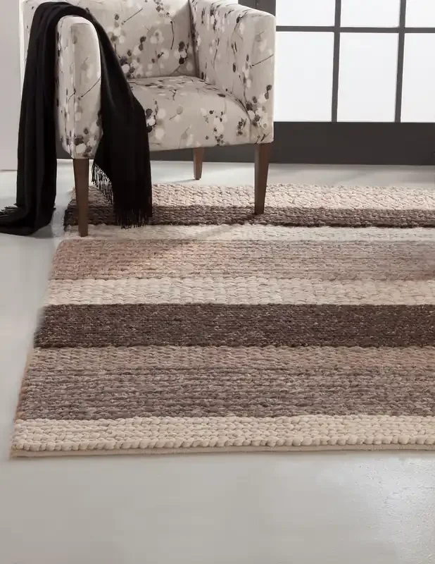 Abacasa Atlas 8074 Hand Woven Natural, Beige, Brown Area Rugs
