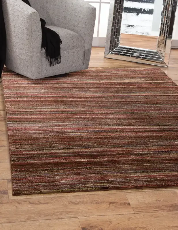 Abacasa Ava 2311 Machine Woven Contemporary Abacasa Ava Khloe Red, Multi Area Rug – 5 X 8 Rectangle Area Rug