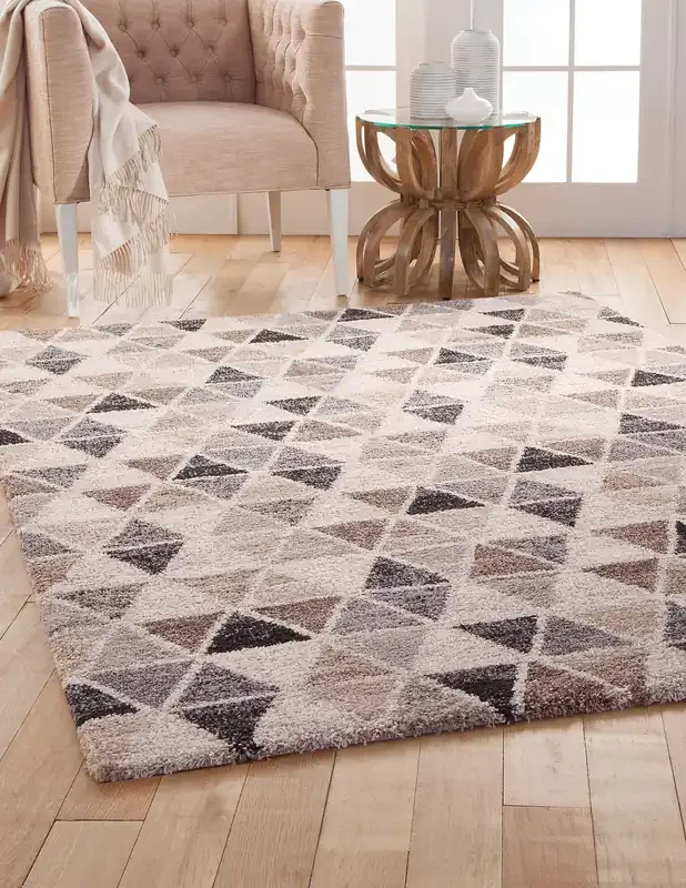 Abacasa Granada 2539 Machine-woven Grey, Brown, Charcoal, Ivory Area Rugs