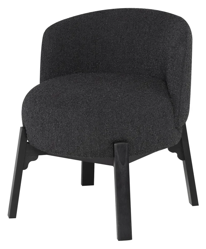Adelaide Dining Chair – Licorice Boucle