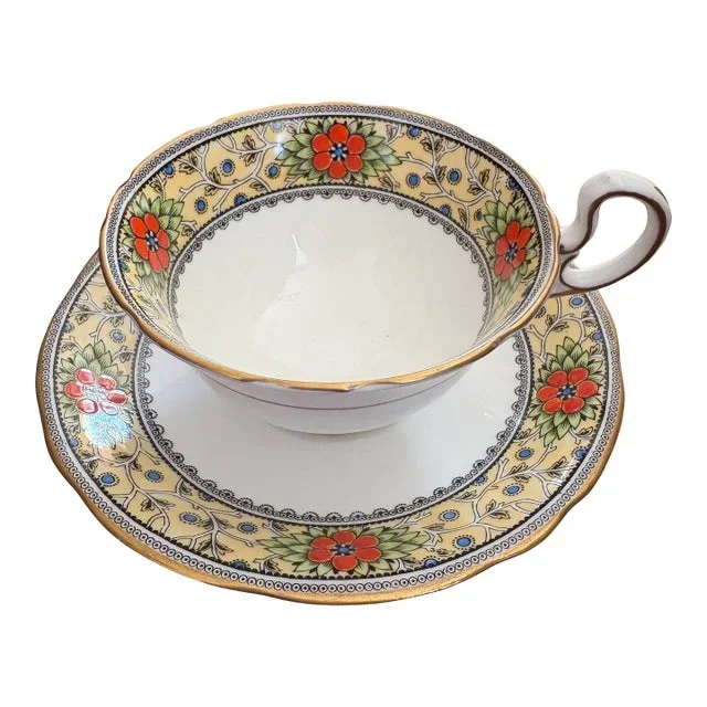 Ainsley Teacup and Saucer 1925-1934
