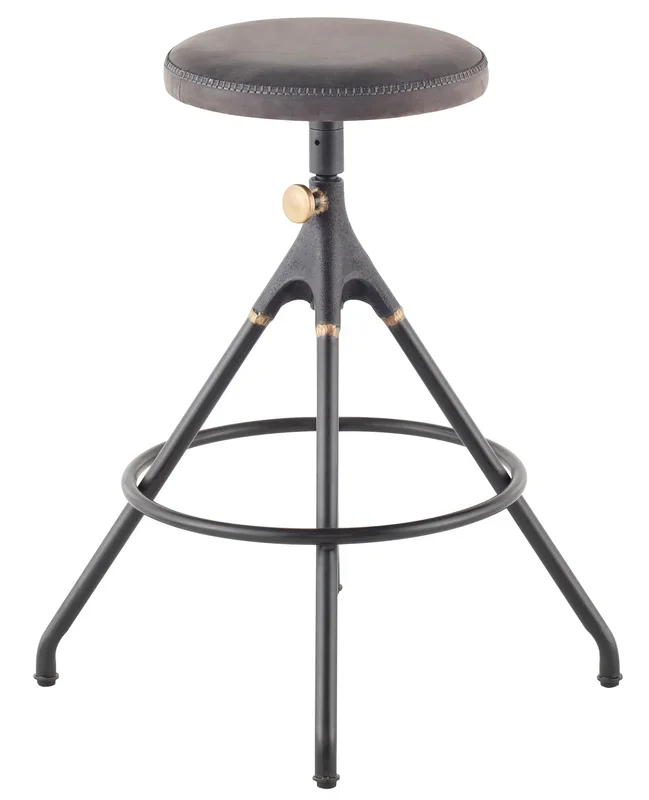 Akron Counter Stool – Storm Black, 22in