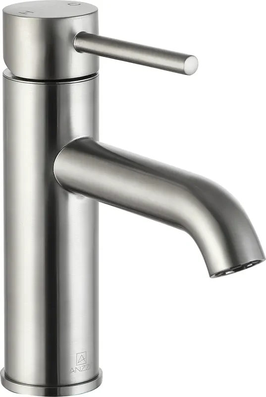 ANZZI Valle Single Hole Single Handle Bathroom Faucet In Brushed Nickel – L-AZ107BN