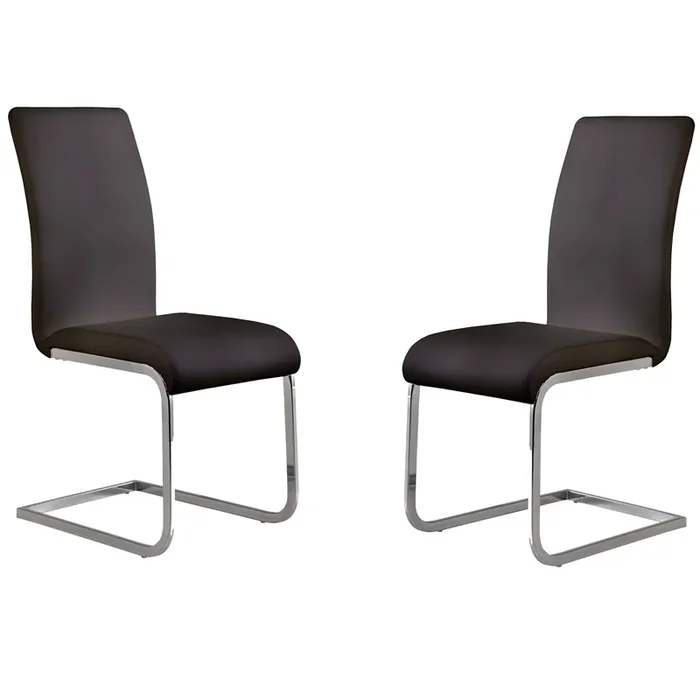 Armen Living Amanda Black Side Chair – Set Of 2