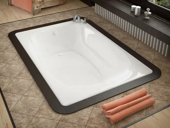 Atlantis Whirlpools Charleston 48 x 72 Rectangular Air & Whirlpool Jetted Bathtub – 4872CDL