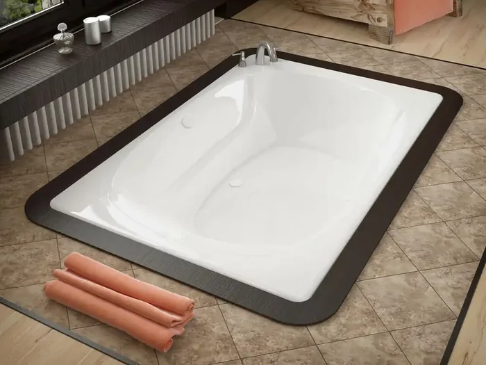 Atlantis Whirlpools Charleston 48 x 78 Rectangular Air Jetted Bathtub – 4878CAR