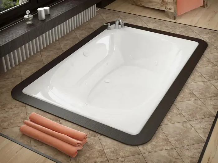 Atlantis Whirlpools Charleston 48 x 78 Rectangular Whirlpool Jetted Bathtub – 4878CWL