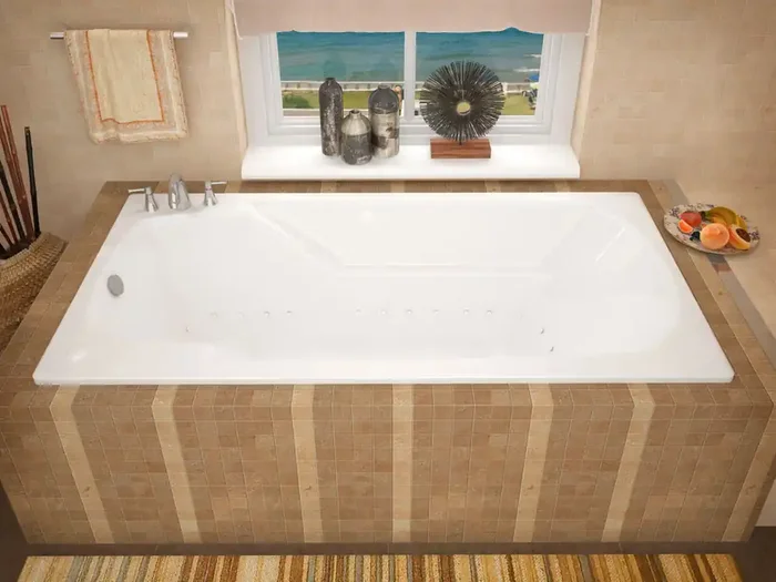 Atlantis Whirlpools Eros 36 x 60 Rectangular Air Jetted Bathtub – 3660EAL