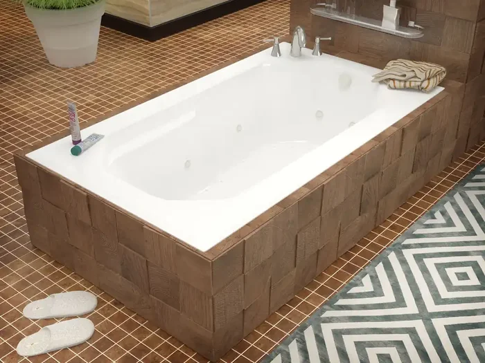 Atlantis Whirlpools Mirage 36 x 60 Rectangular Air & Whirlpool Jetted Bathtub – 3660MDR