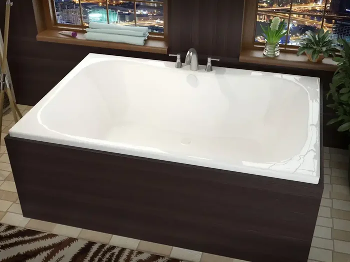 Atlantis Whirlpools Neptune 40 x 60 Rectangular Soaking Bathtub – 4060N