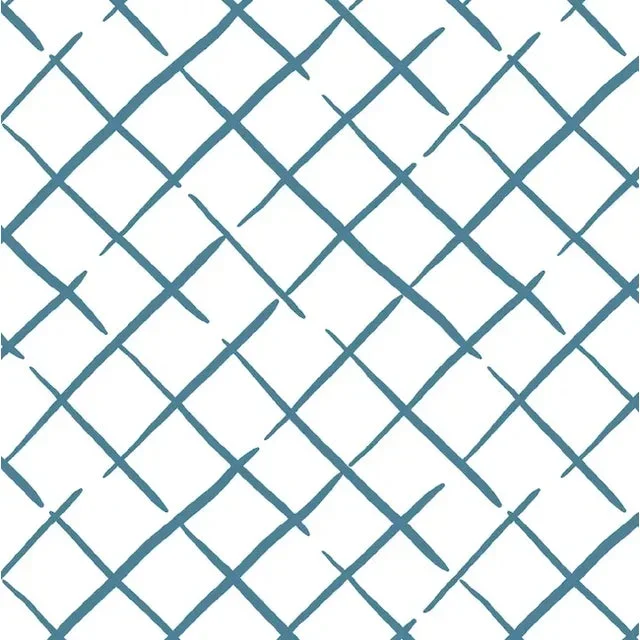 Bahama Court Reverse Pool Blue Wallpaper