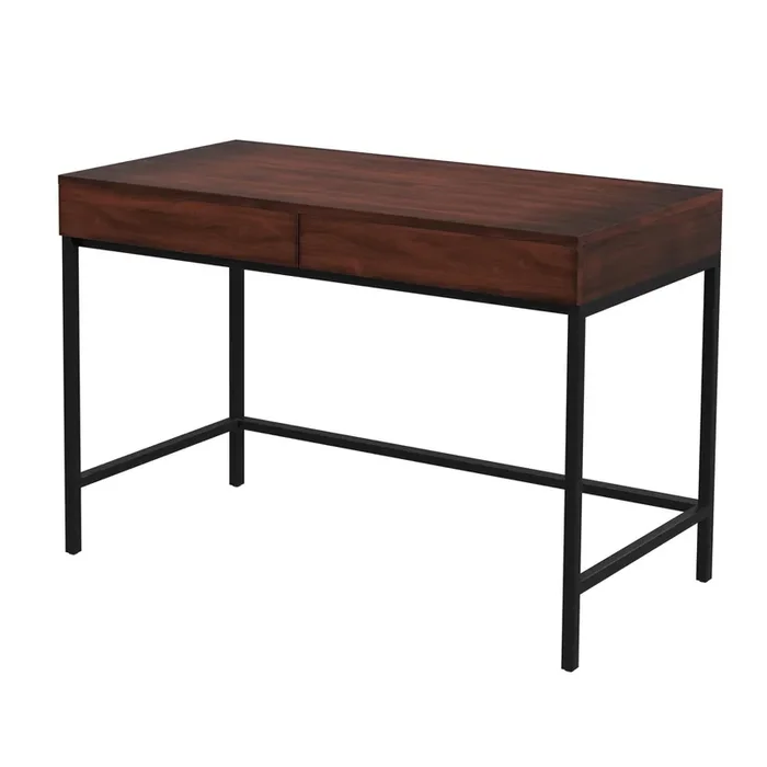 Carl 45″ Wood And Metal Writing Desk