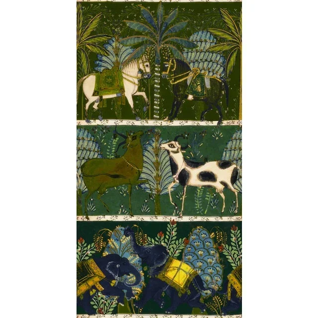 Carnaval Green Wallpaper – Set of 3 Rolls
