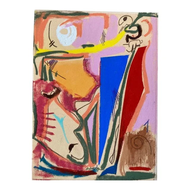 Contemporary Abstract Expressionist Pastel Drawing by Erik Sulander