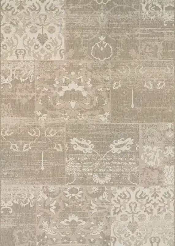 Couristan Afuera Country Cottage Beige/ivory Indoor/outdoor Area Rugs