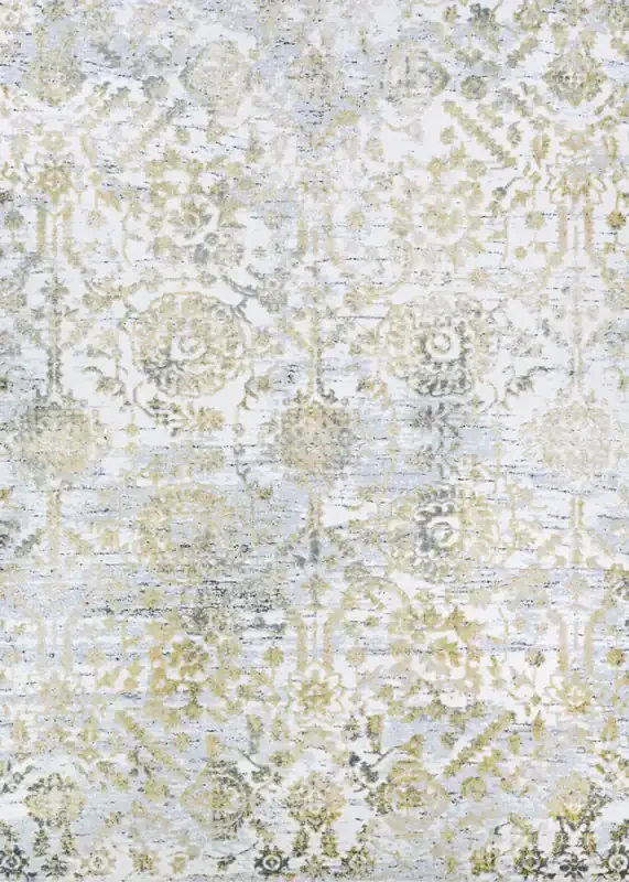 Couristan Calinda Marlowe Gold/silver/ivory Indoor Area Rugs