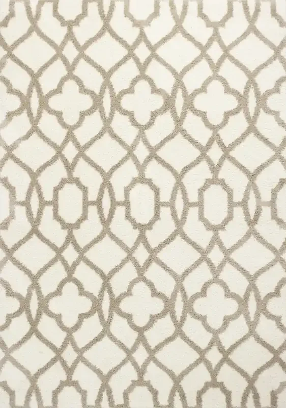 Couristan Chalet Blocks Ivory Indoor Area Rugs