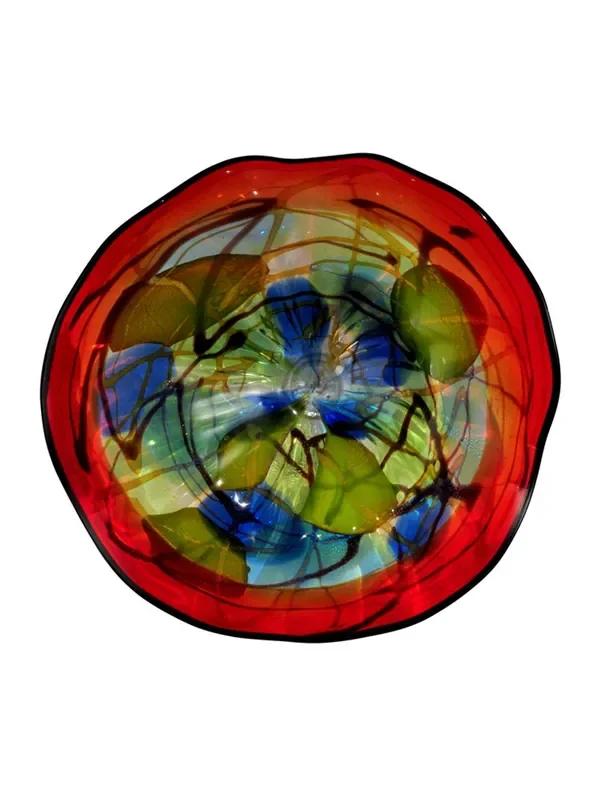 Dale Tiffany Hankley Hand Blown Art Glass Wall Art Decor – 12 Inch