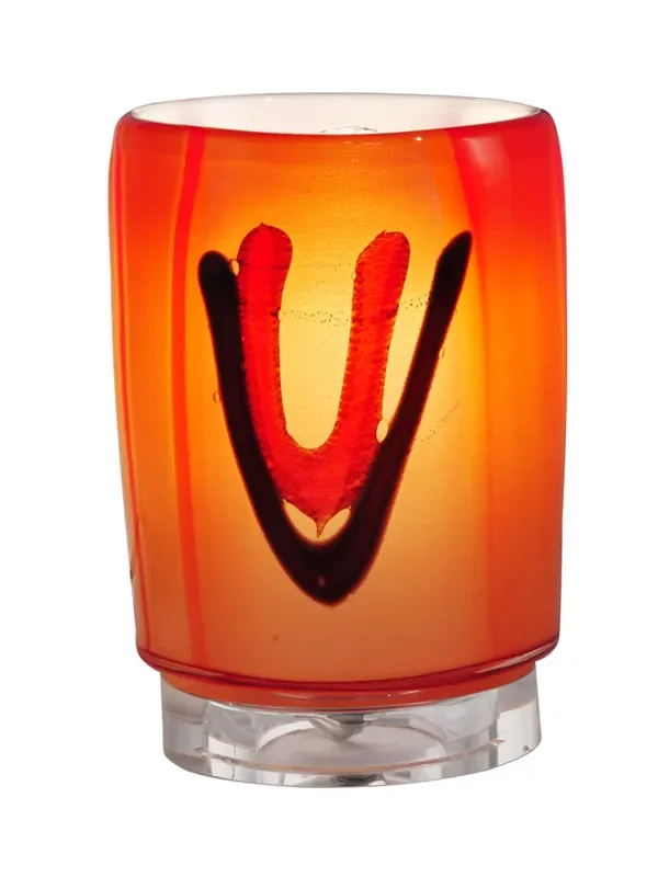 Dale Tiffany Springdale 6.75″h Vicossia Hand Blown Art Glass Uplight Accent Lamp