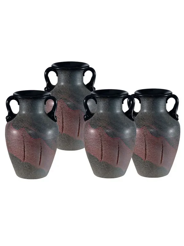 Dale Tiffany Springdale 6″h Myria 4-piece Hand Blown Art Glass Vase Set
