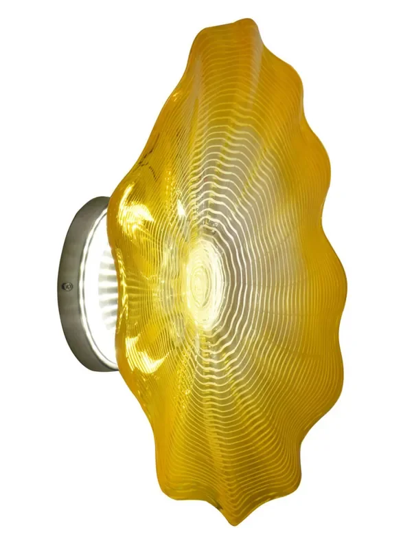Dale Tiffany Tawney Gold 16″d Led Hand Blown Art Glass Wall Light Fixture