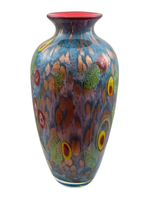 Dale Tiffany Tesoro Hand Blown Art Glass Vase