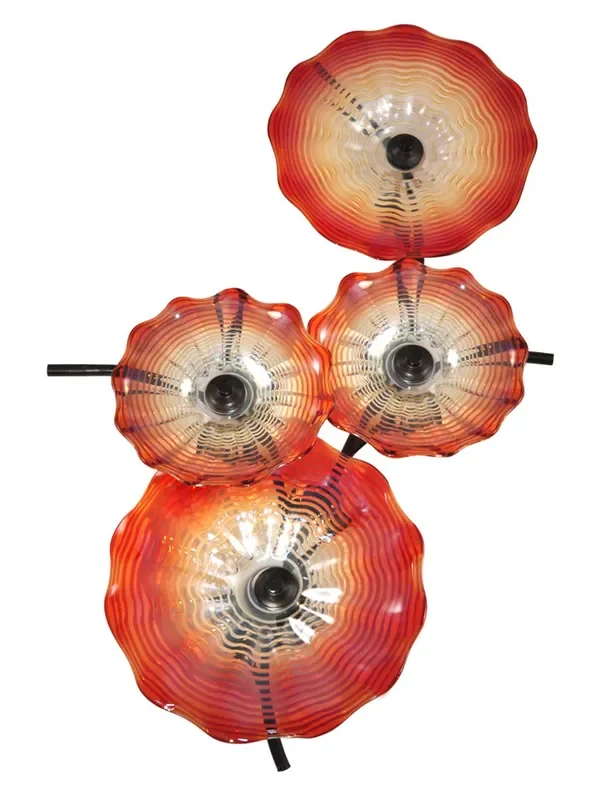 Dale Tiffany Titan Hand Blown Art Glass Wall Art Décor – 4 Favrile