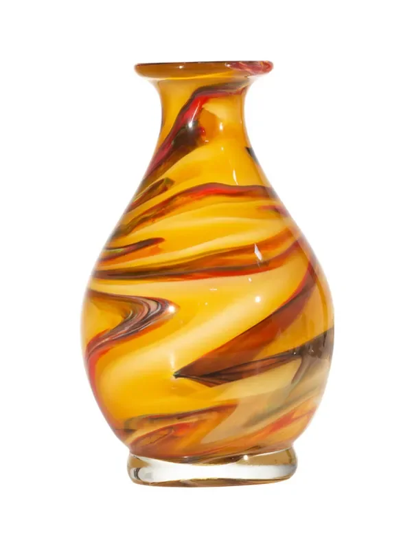 Dale Tiffany Topeka Hand Blown Art Glass Vase