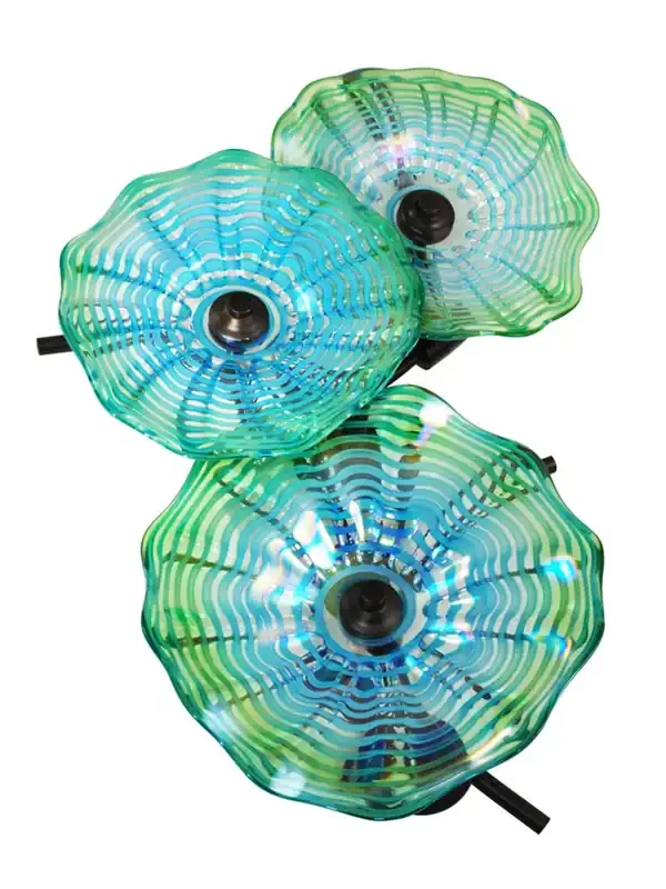 Dale Tiffany Waterfront Hand Blown Art Glass Wall Art Décor – 3 Favrile
