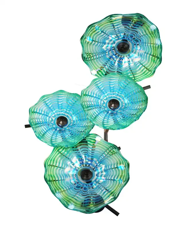 Dale Tiffany Waterfront Hand Blown Art Glass Wall Light – 4 Favrile