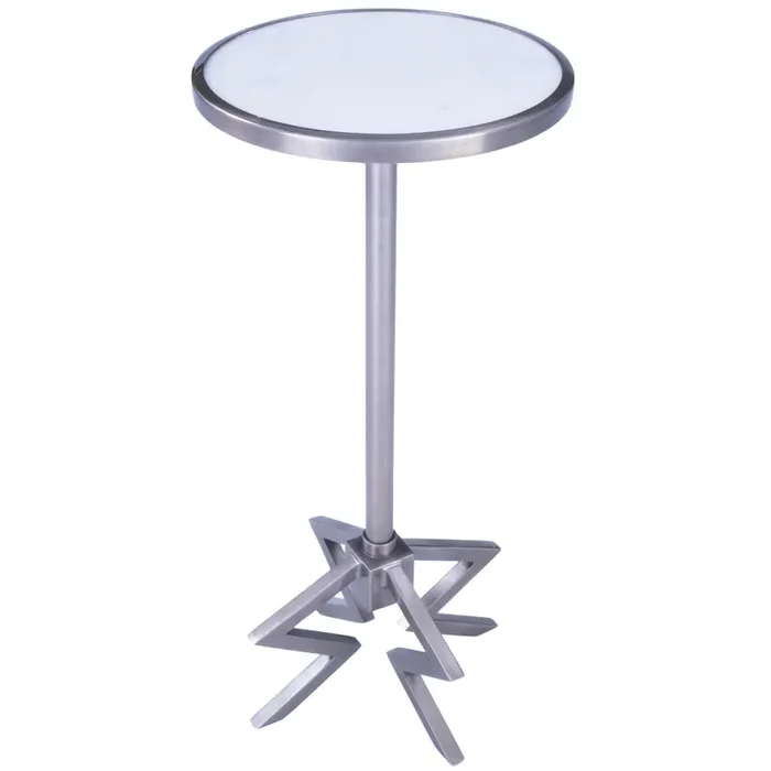 Dash Metal & Marble End Table