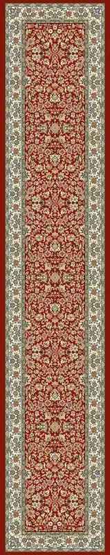 Dynamic Ancient Garden Machine-made 57078 Red/ivory Area Rugs