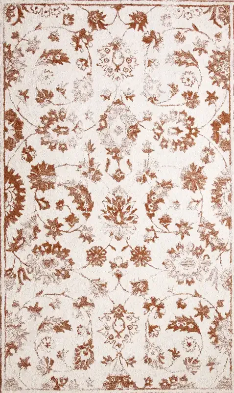 Dynamic Avalon Handmade 88803 Ivory/rust Area Rugs