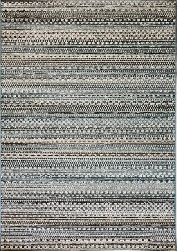 Dynamic Brighton Machine-made 8570 Beige/blue Area Rugs