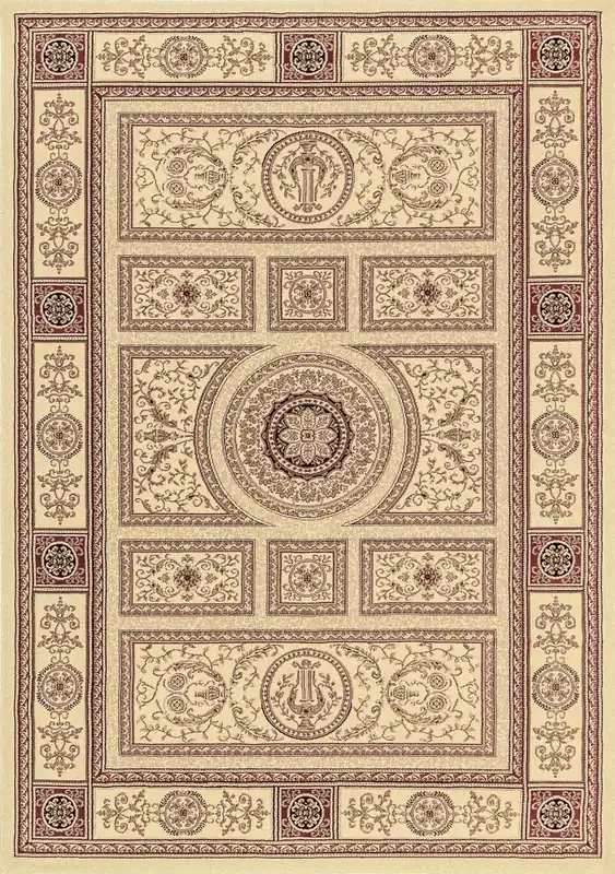 Dynamic Legacy Machine-made 58021 Ivory Area Rugs