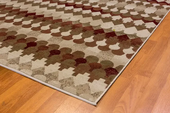 Dynamic Melody Machine-made 985016 Red Area Rugs