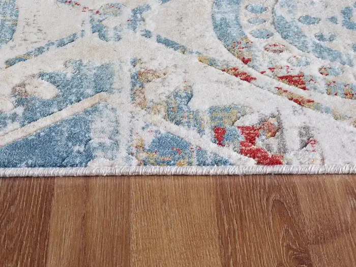 Dynamic Prism Machine-made 4434 Ivory/multi Area Rugs