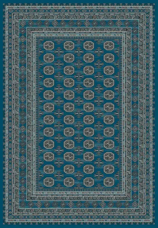 Dynamic Regal Machine-made 88404 Blue Area Rugs