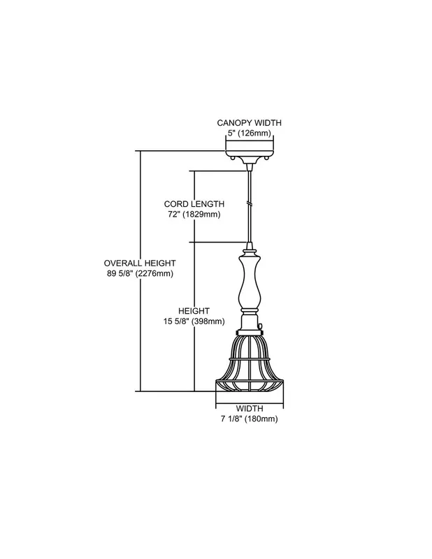 ELK Lighting 1-Light Mini Pendant – 65137-1