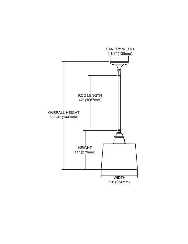 ELK Lighting 1-Light Mini Pendant – 66819-1