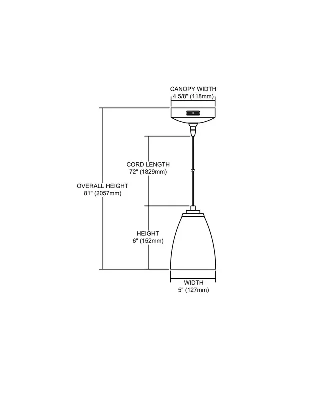 ELK Lighting 1-Light Mini Pendant – PF1000/1-MR16-BN-BL