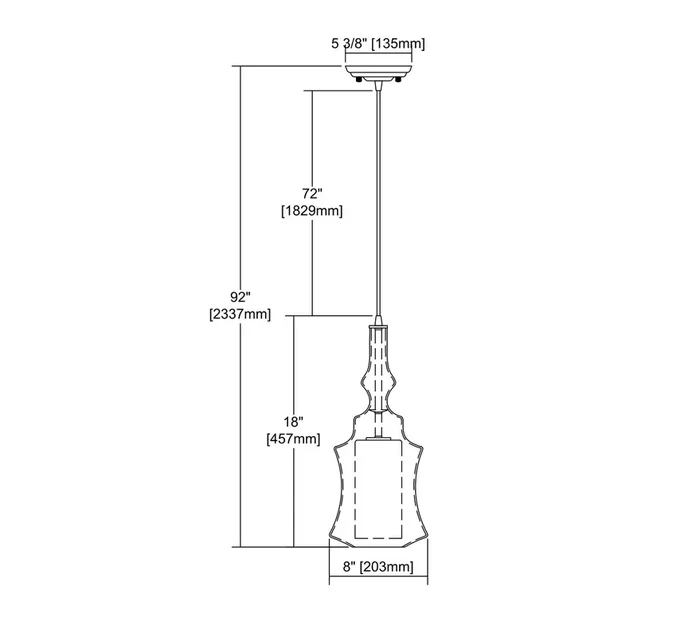 ELK Lighting Alora 1-Light Mini Pendant – 56501/1