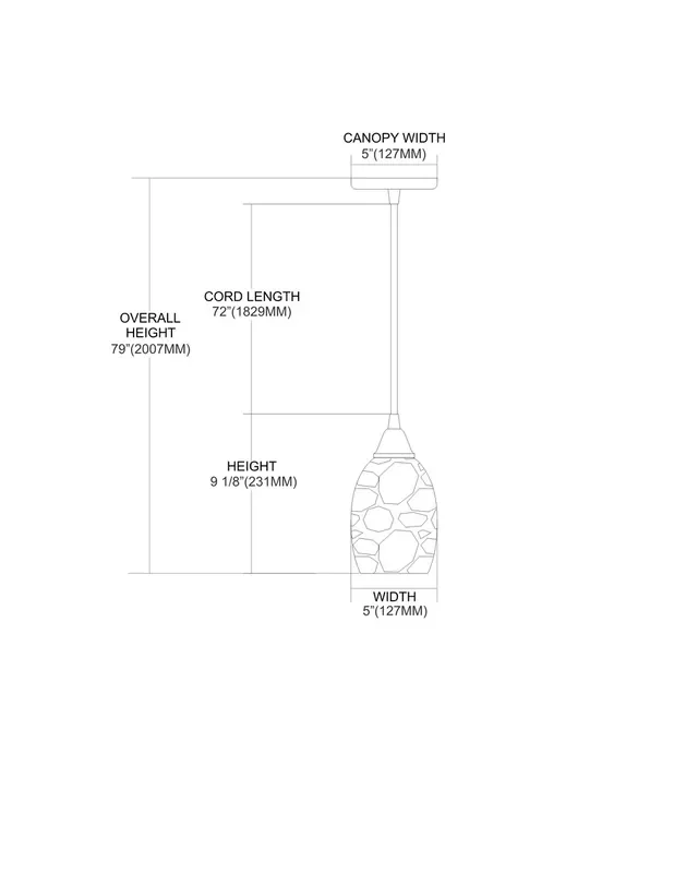 ELK Lighting Avalon 1-Light Mini Pendant – 73021-1-LED