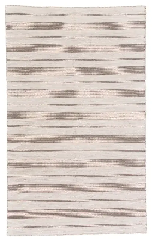 Feizy 0560FMSH Duprine Hand Woven Gray / Ivory Area Rug – 4‘ X 6‘ Rectangle