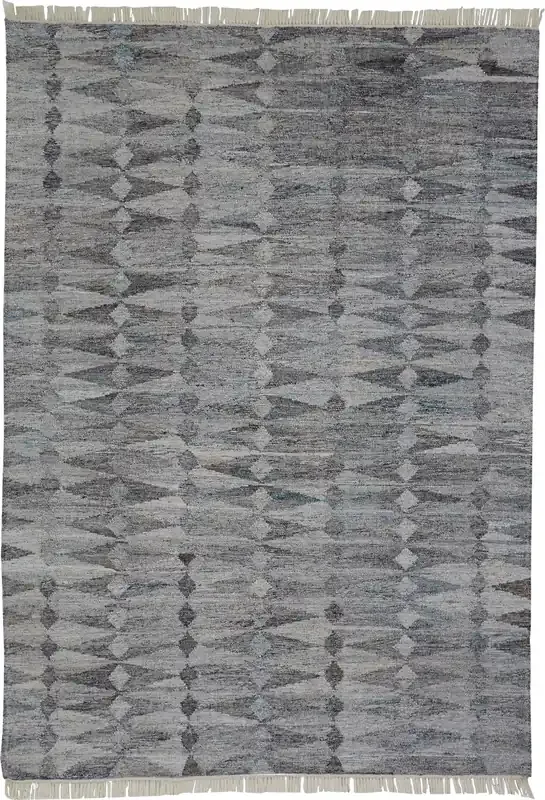 Feizy 0814FGRY Beckett Hand Woven Gray Area Rugs