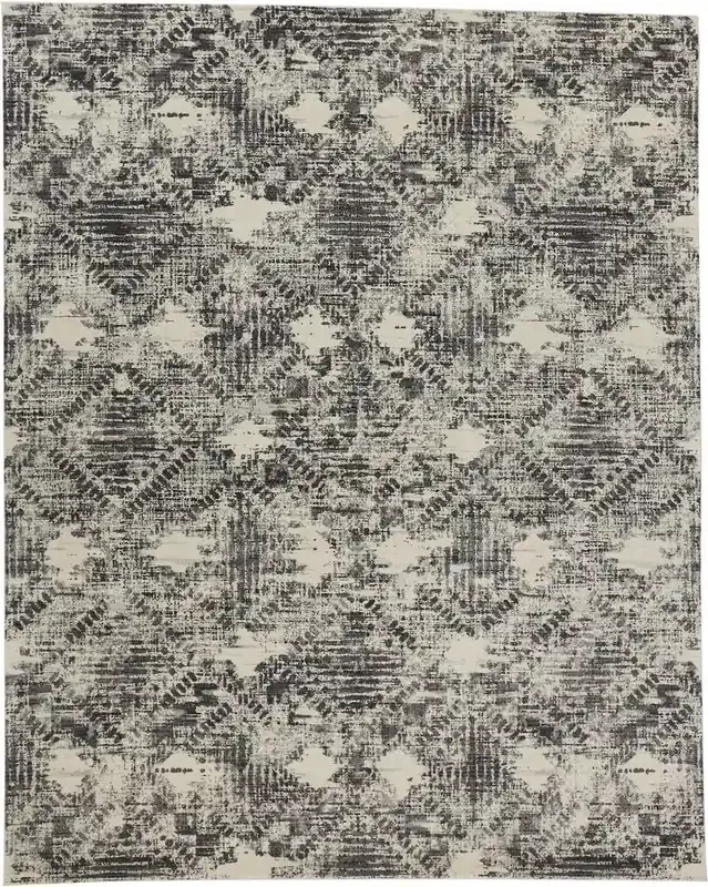 Feizy 3299FGRY Sorel Machine Made Gray / Ivory Area Rugs